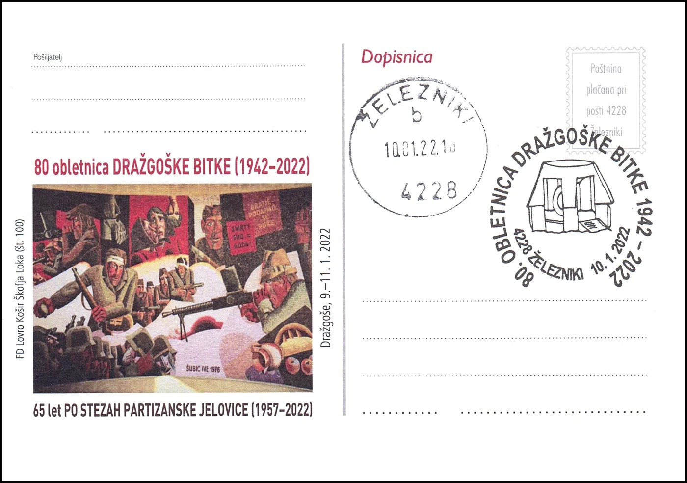 80. OBLETNICA DRAŽGOŠKE BITKE 1942 - 2022